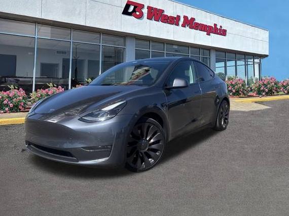 TESLA MODEL Y 2021 5YJYGDEF1MF252401 image